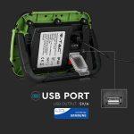 LED Polnilni reflektor / 20W /USB /baterija - slika 10