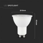 LED vgradna svetilka / GU10 / 4.5W / 110° SAMSUNG - slika 3