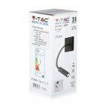 LED Notranja stenska svetilka / 3W / Črna - slika 8