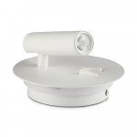 LED Notranja stenska svetilka / 3W+6W / Bela / stikalo - slika 10