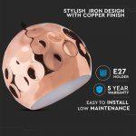 LED  Viseča svetilka/Rose Gold/Ф200 - slika 5