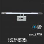 LED Moderna svetilka Slika/Ogledalo/8W/Krom/500mm - slika 3