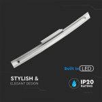 LED Upognjena stenska svetilka/Krom/18W - slika 4
