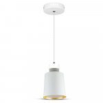 LED Stropna svetilka/Akril/7W/Zlata ali Bela/F120