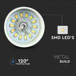 LED Stropna svetilka/Akril/7W/Zlata ali Bela/F250 - slika 3