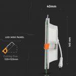 LED Stekleni Panel / 12W / Kvadratni - slika 8