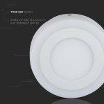 LED Twin / 22W / okrogel - slika 3
