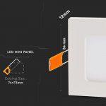LED panel / 3W / kvadratni - slika 7
