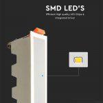 LED Linearna Vgradna svetila 10W - slika 3