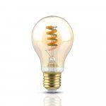 LED Žarnica E27/4W Amber Cover Filament