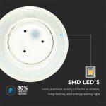 LED Moderna stenska/stropna svetilka/6W/Bela/IP65-vodoodporna 1 - slika 3