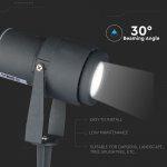 LED Vrtna svetilka /12W/ IP65-Vodoodporen (črna-bela-siva) - slika 4