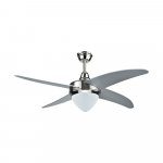 Stropni ventilator z led panelom / 15W / daljinec