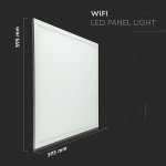 LED vgradni Smart Panel / Kompatibilen z Alexo in Google Home / 40W / 60x60 - slika 8