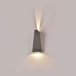 LED Moderna stenska svetilka/6W/Bela ali Črna ali Siva/IP65-vodoodporna 1 - slika 2