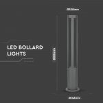 LED Zunanja svetilka/10W/Siva/80cm višina/3000K/Vodoodporna - slika 4