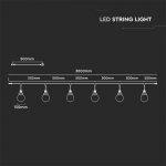 Led žarnice na vrvi /  3m /6 x E27 /IP65 - slika 6
