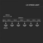 Led žarnice na vrvi /  3m /6 x E27 /IP65 - slika 6