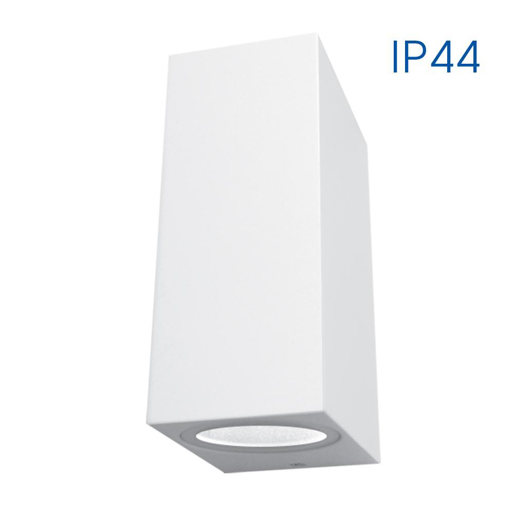 004667-00 PORTO/SQ 2xGU10 WH IP44 - slika 1