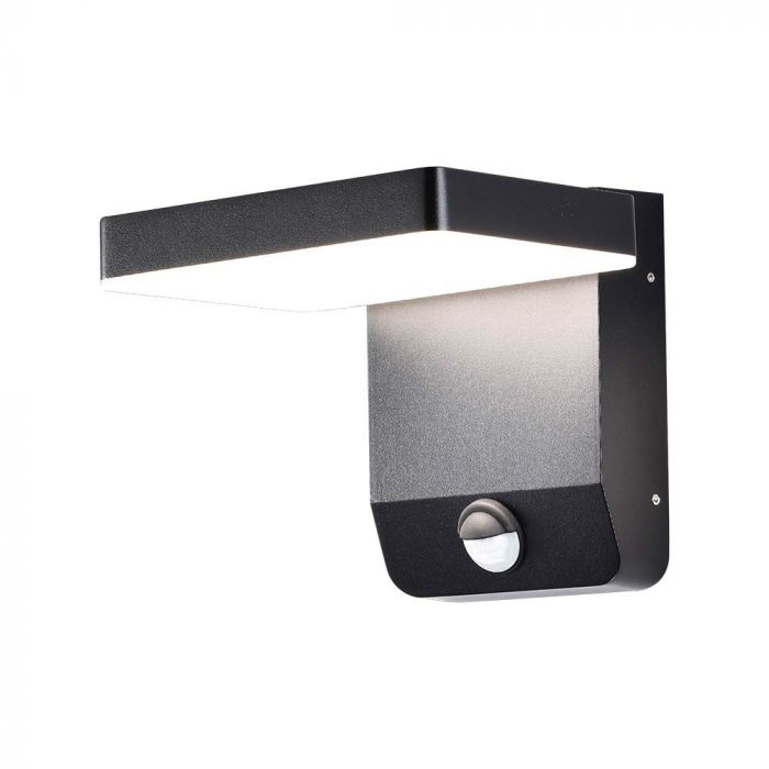 22 17W Črn LED Stenski Reflektor s senzorjem - slika 1