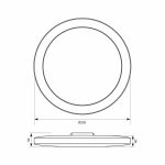 SIRI LED plafonjera18W 4000K IP44 120° - slika 3