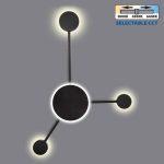 Stenska svetilka GEMINI LED 19W BK CCT-switch