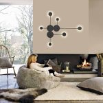 Stenska svetilka GEMINI LED 22W BK CCT-switch - slika 2