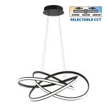 Stropna svetilka MAREA LED 60W BK CCT