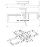 Stropna svetilka SONOMA RC3 LED 24W BK CL - slika 3