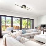Stropna svetilka RIVER LED 18W BK CL - slika 2