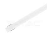 Led kanal bel z belim difuzorjem svetlobe 2000 x 17.4 x 7 mm